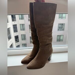 Elegant Brown Knee-High Women's Boots